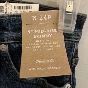 Madewell Dark Wash Denim Jeans